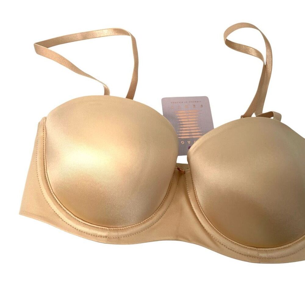 New Savage x Fenty‎ strapless nude bra Size 34C - Picture 2 of 11